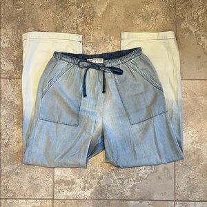 Electric & Rose Denim Blue Drawstring Pants